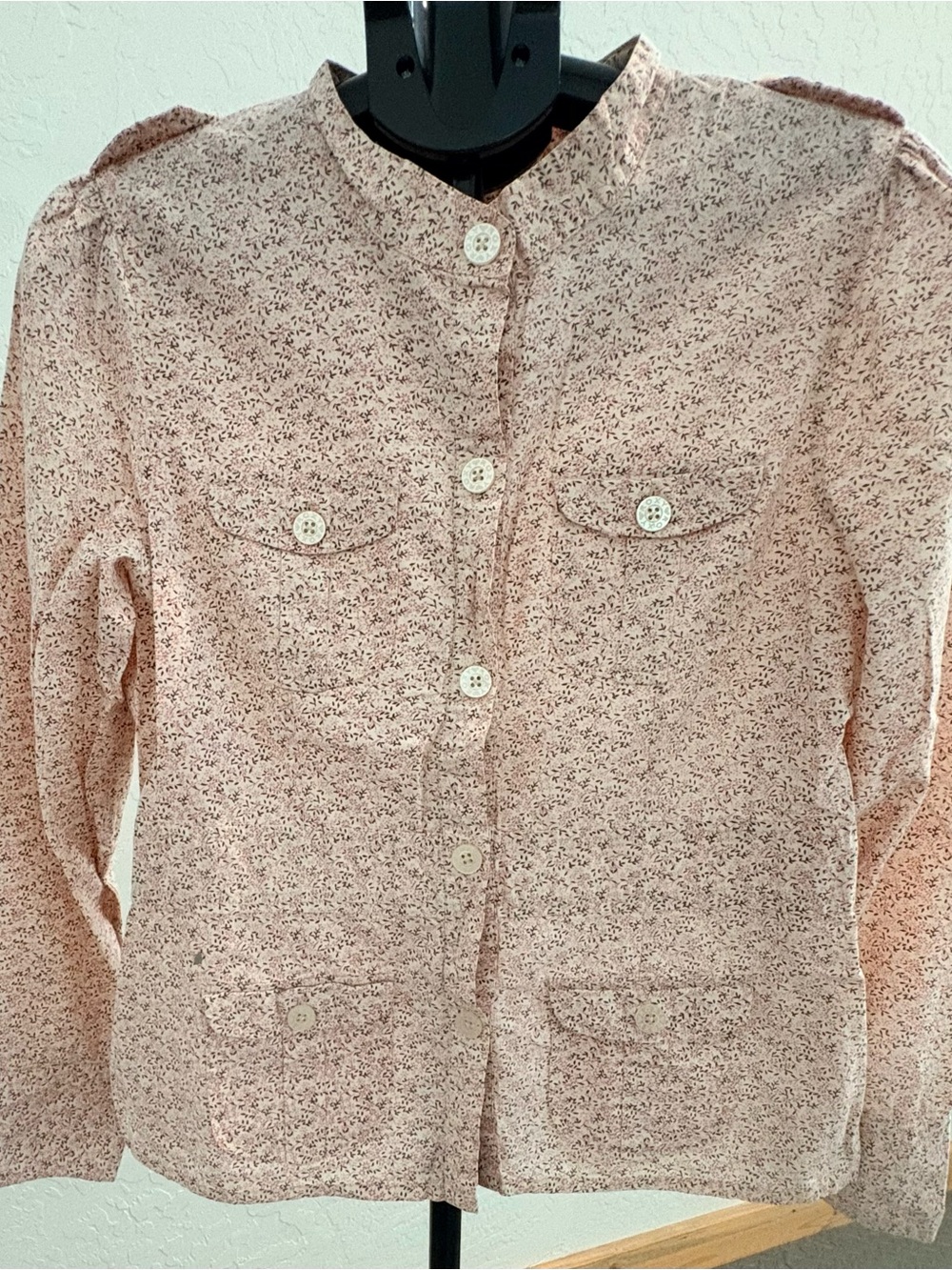 Roxy Pink Floral Utility Jacket